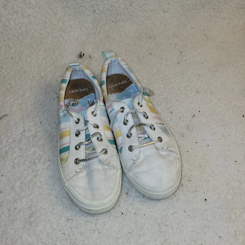 Sperry Top Sider Pier Wave Multicolor Womens Size‎ 7M Slip On Shoes